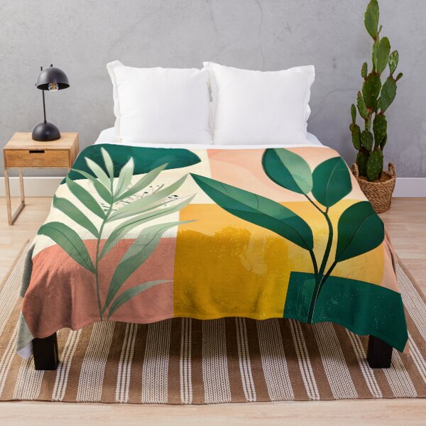 Item preview, Modern Geometric Plant Composition  designed and sold by Vicky Brago-Mitchell®.