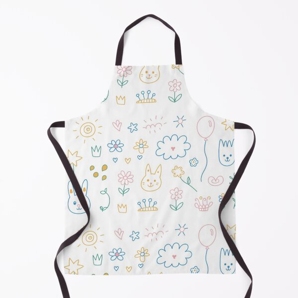 Item preview, Hand Drawn Doodle Collage - Kawaii Icons designed and sold by Mindful Wall Art Studio.