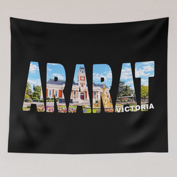 Item preview, ARARAT Victoria - Australia Beautiful Historic Town Hall Gold Grampians designed and sold by Adam Gormley.