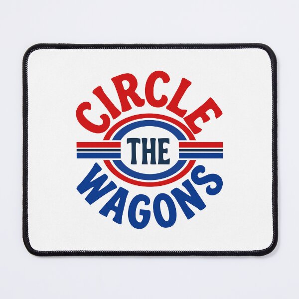 Item preview, Circle The Wagons - Buffalo Football Fans Game Day Badge designed and sold by mazyoy.
