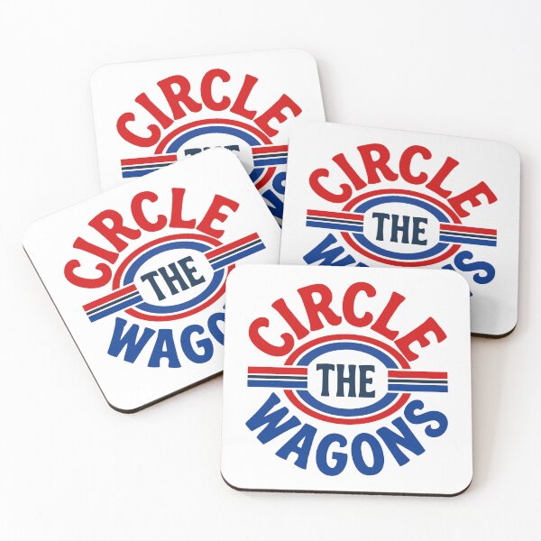 Item preview, Circle The Wagons - Buffalo Football Fans Game Day Badge designed and sold by mazyoy.