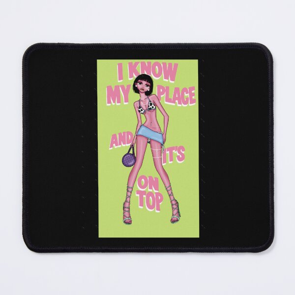 Item preview, y2k it girl poster - pink, cow print & feminine wall art designed and sold by JolineFerg46.