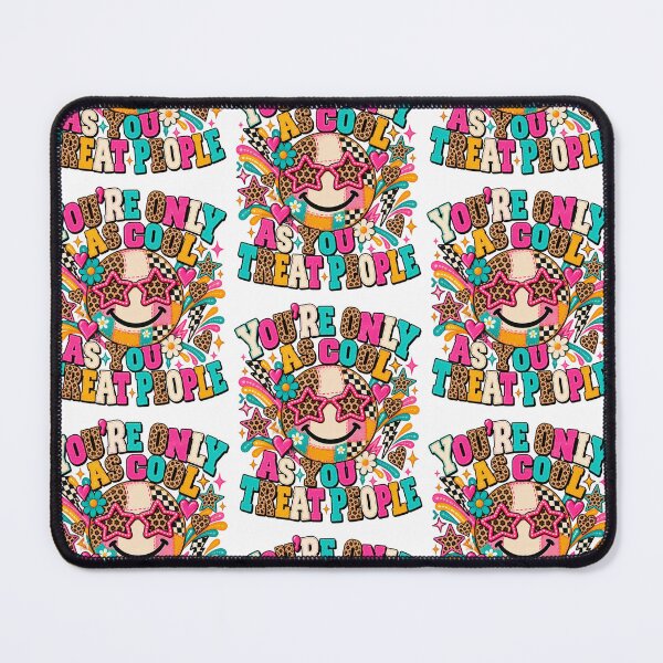 Item preview, Youre Only As Cool As You Treat People Retro Groovy Kindness Happy Face Art designed and sold by JapanAnimeSH2.