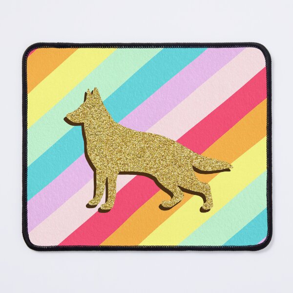 Item preview, German shepherd and stripes designed and sold by Ana Gorozpe.