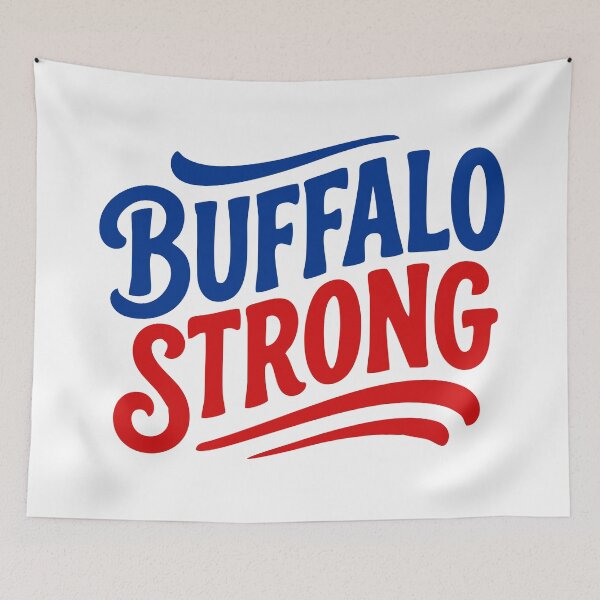 Item preview, Buffalo Strong - Football Fans Game Day Design designed and sold by mazyoy.