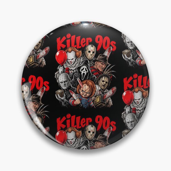 Item preview, Killer 90s Retro Slasher Horror Movie Squad Halloween Graphic Art designed and sold by JapanAnimeSH1.