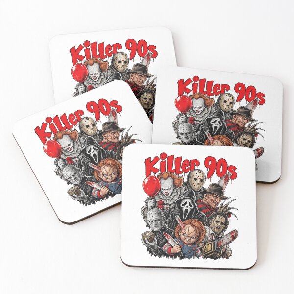 Item preview, Killer 90s Retro Slasher Horror Movie Squad Halloween Graphic Art designed and sold by JapanAnimeSH1.