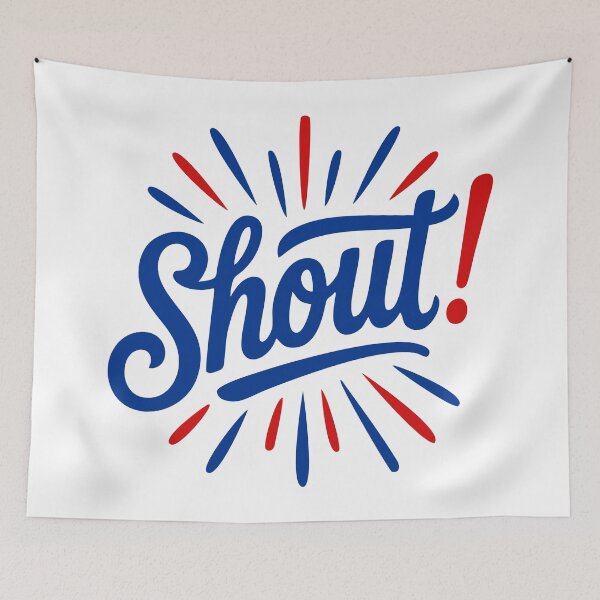 Item preview, Shout Football Fan - Buffalo Game Day Typography designed and sold by mazyoy.