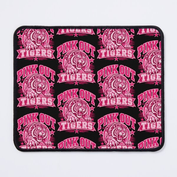 Item preview, Pink Out Tigers High School Sports Mascot Retro Pink Tiger Graphic Art designed and sold by lionSutuShop.