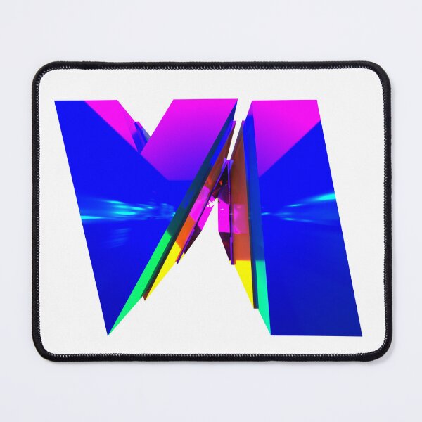 Item preview, Holographic Abstract Crystal - Blue Magenta Iridescent designed and sold by Creatigrafo.