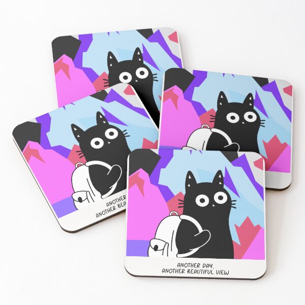 Item preview, Swiss Alps Black Cat - Another day… Another beautiful view! designed and sold by DibujandoPorfa.