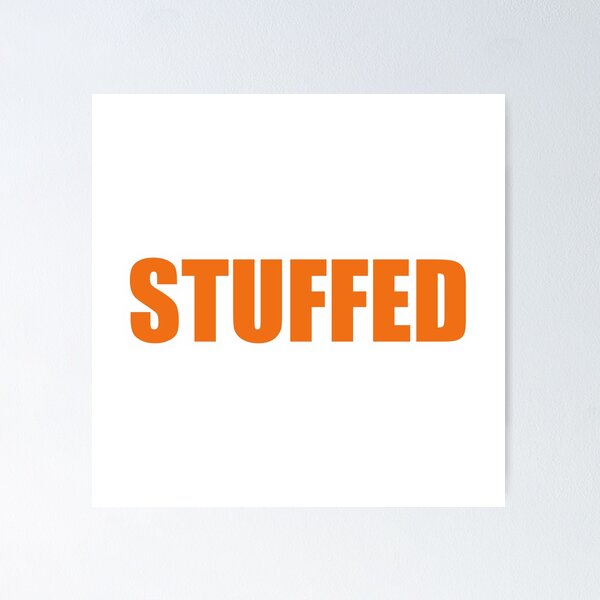 Item preview, Stuffed Funny Thanksgiving Text designed and sold by Alphakenon.