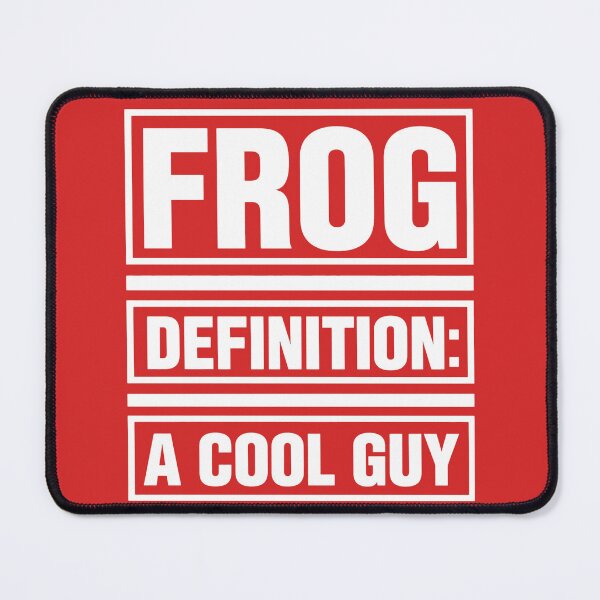 Item preview, Frog Definition A Cool Guy Funny Minimal Typography Design designed and sold by WarFX Designs.