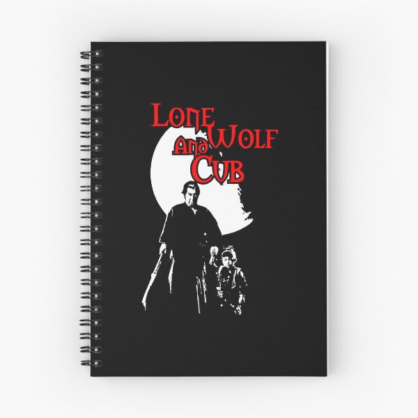 Item preview, Lobo Solitario y Cachorro designed and sold by graysjerdon.