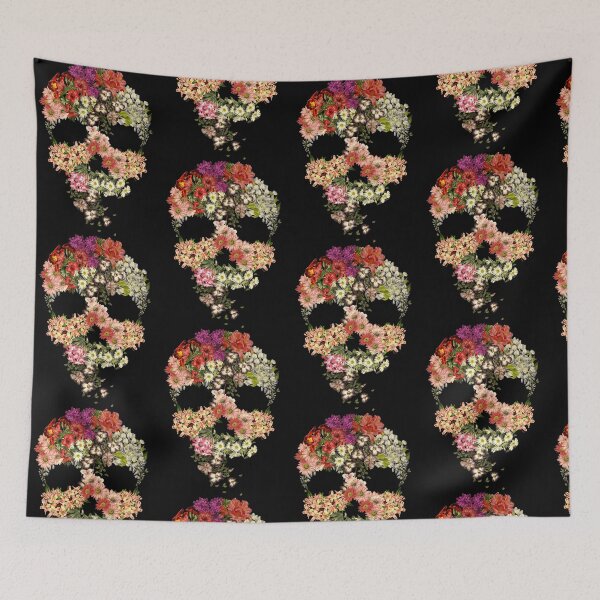 Item preview, Beautiful Blooming Floral Human Skull Art designed and sold by PamelaCCox.