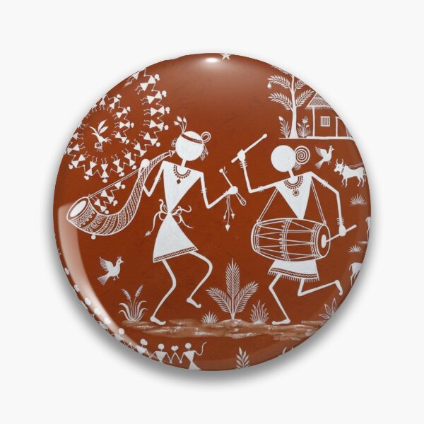 Item preview, Traditional Warli Folk Art: Celebration of Tribal Life  designed and sold by Sakshiartwork.