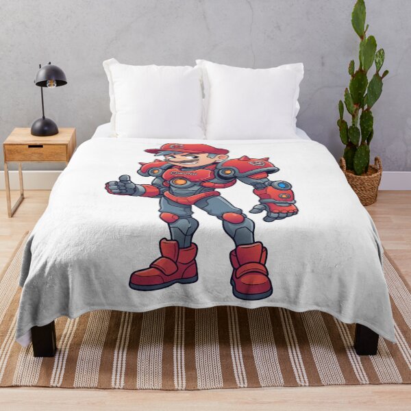 Item preview, Mecha Plumber Hero Cyber Suit Gamer Art designed and sold by Rupesh-Art26.