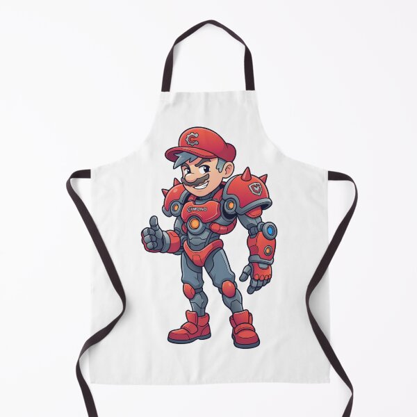 Item preview, Mecha Plumber Hero Cyber Suit Gamer Art designed and sold by Rupesh-Art26.