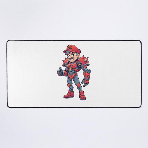 Item preview, Mecha Plumber Hero Cyber Suit Gamer Art designed and sold by Rupesh-Art26.