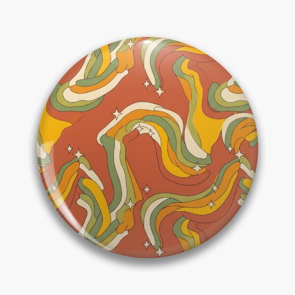Item preview, Funky 70s Disco Swirls Starburst Pattern designed and sold by tropicaltee.