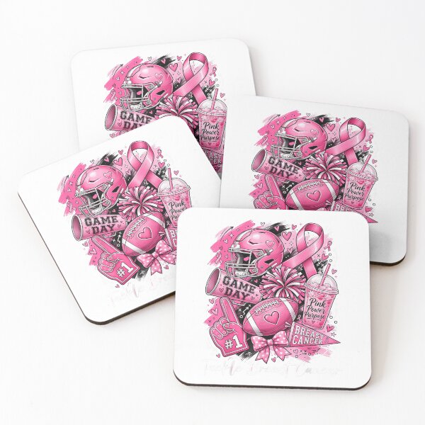 Item preview, Tackle Breast Cancer Pink Ribbon Football Game Day Awareness Art designed and sold by JapanAnimeSH2.