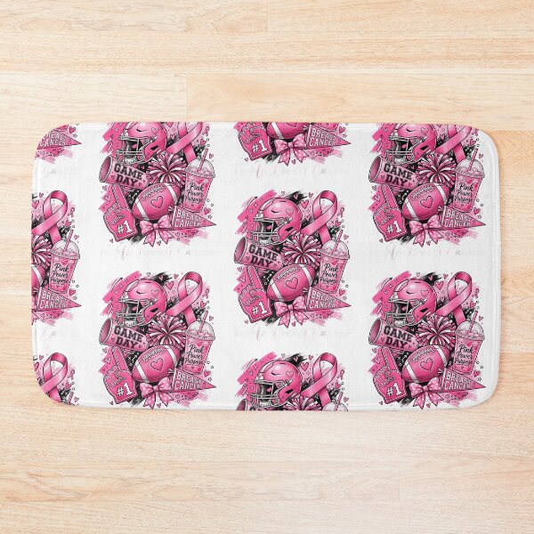 Item preview, Tackle Breast Cancer Pink Ribbon Football Game Day Awareness Art designed and sold by JapanAnimeSH2.
