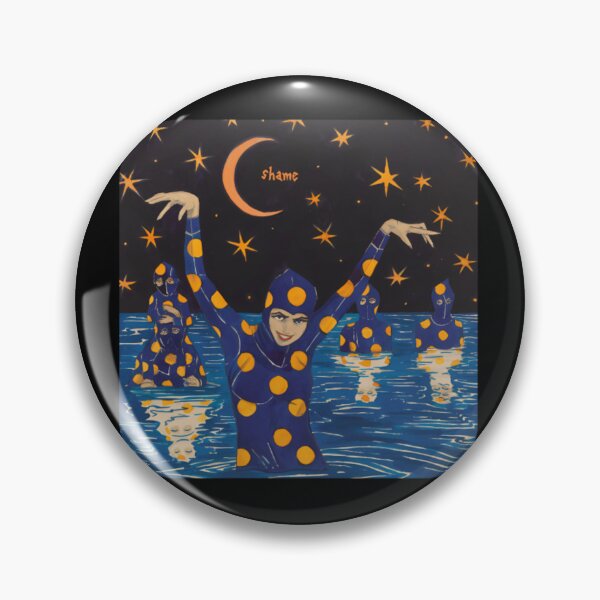 Item preview, Surreal Night Swim Polka Dot Costumes Cosmic Crescent Moon Art designed and sold by sikercheady.