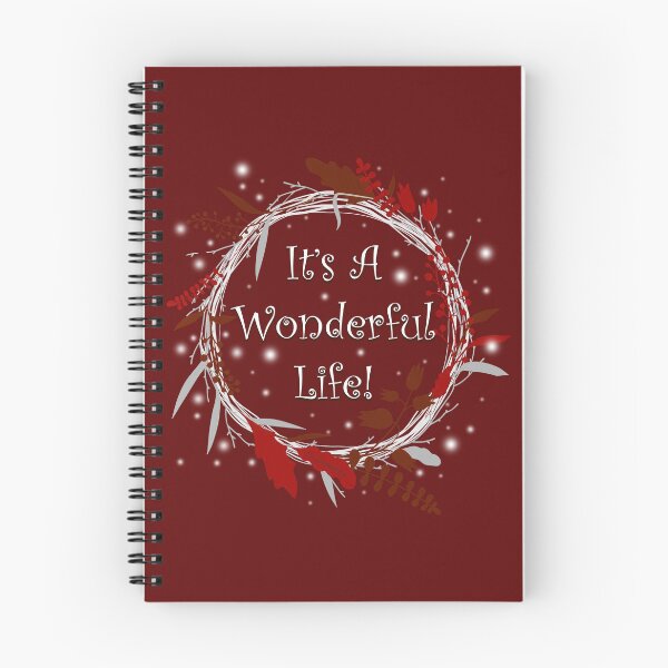 Item preview, It's A Wonderful Life Wreath Red designed and sold by Normbot2000.