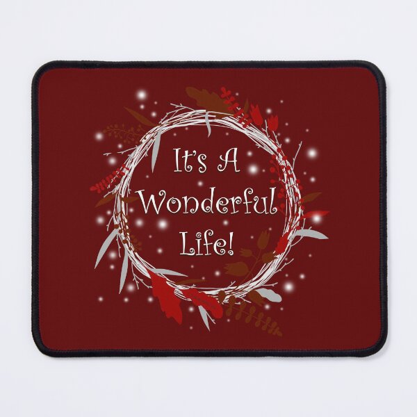 Item preview, It's A Wonderful Life Wreath Red designed and sold by Normbot2000.
