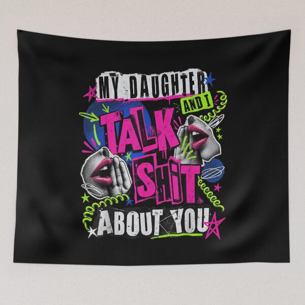 Item preview, My Daughter And I Talk Sassy Retro Pop Art Mother Daughter Humor designed and sold by JapanAnimeSH1.
