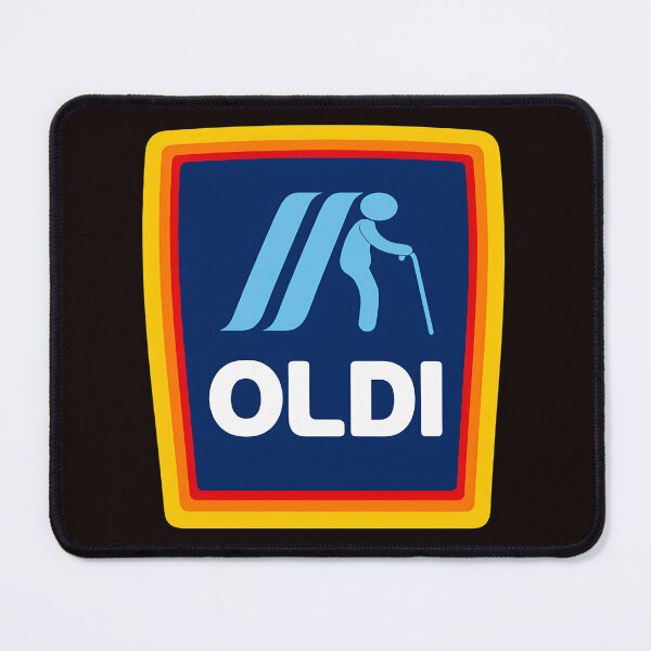 Item preview, Oldi Parody Logo Funny Senior Humor designed and sold by elias-harj-nook.