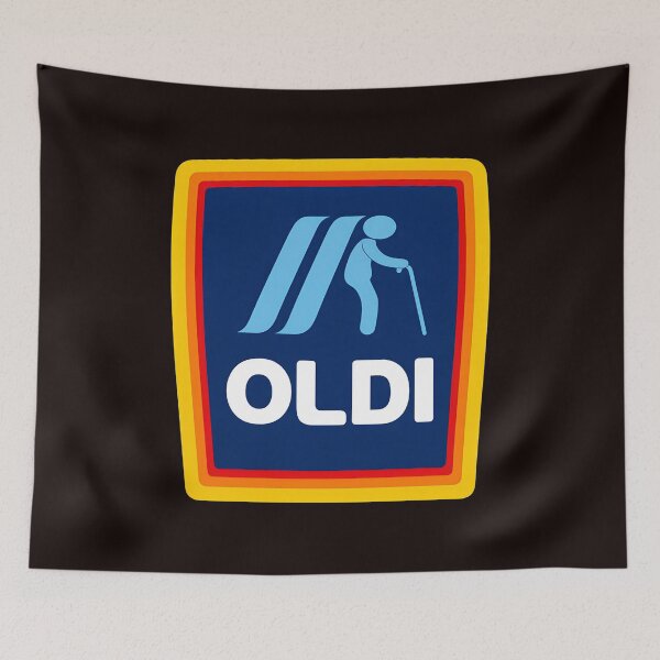 Item preview, Oldi Parody Logo Funny Senior Humor designed and sold by elias-harj-nook.