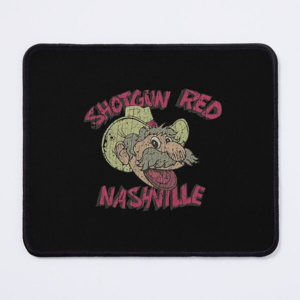 Item preview, Distressed Retro Cartoon Country Mustache Mascot Nashville Slogan designed and sold by sikercheady.