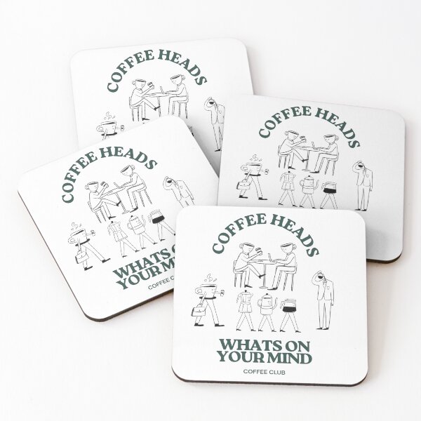 Item preview, Coffee Heads — What's On Your Mind designed and sold by MusikalTales.