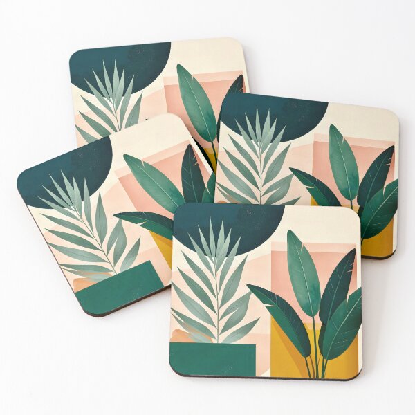 Item preview, Geometric Botanical Arrangement  designed and sold by Vicky Brago-Mitchell®.