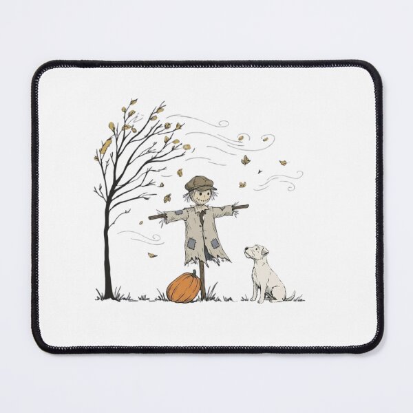 Item preview, Autumn Scarecrow Dog Fall Illustration designed and sold by haitrieuic96.