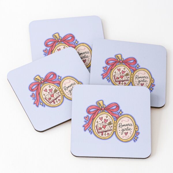 Item preview, Romance Girlie – Cute Romance Book Lover Locket designed and sold by SnugbugStudios.