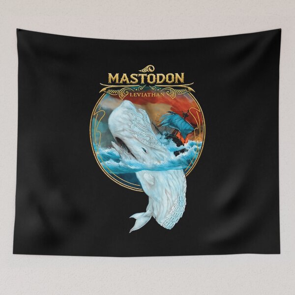 Item preview, Mastodon Leviathan Whale Ship Art designed and sold by sil-gen-rove.