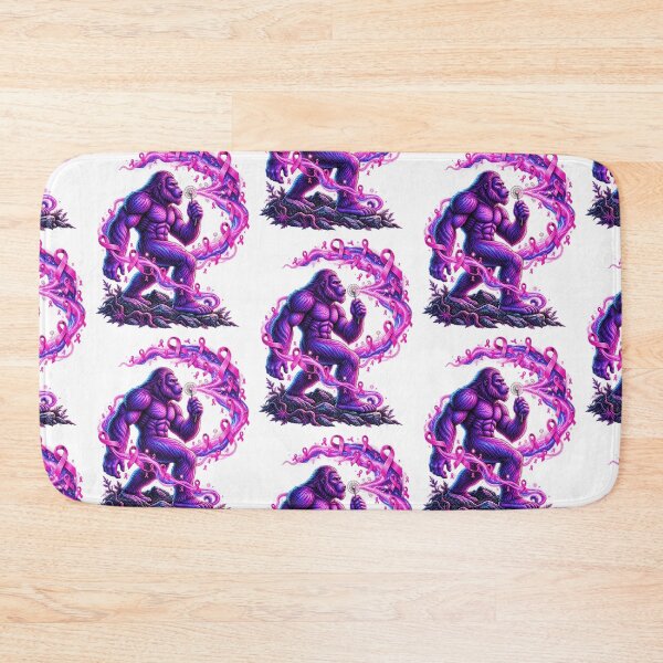 Item preview, Bigfoot Breast Cancer Awareness Pink Ribbon Dandelion Sasquatch Art designed and sold by ZaDonShop.