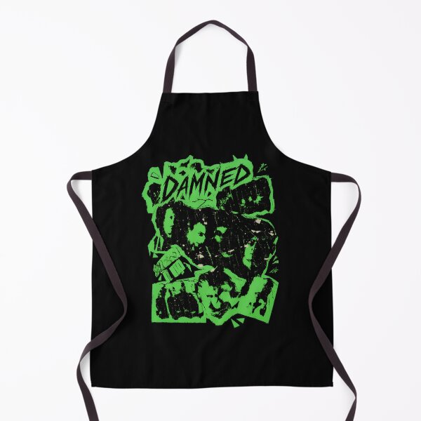 Item preview, The Damned Punk Band Distressed Green Logo designed and sold by sil-gen-rove.