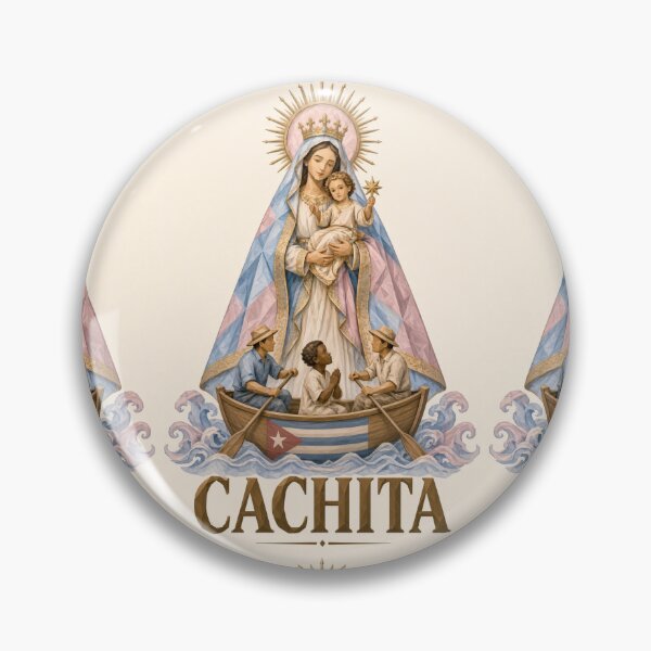 Item preview, Cachita — Patron Saint of Cuba (and of Every Tía Named Caridad) designed and sold by Patria-O-Meme.