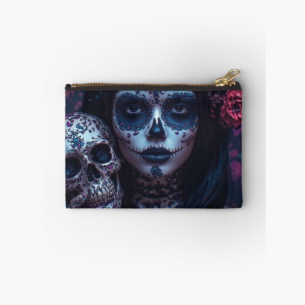Item preview, Colorful Sugar Skull Lady designed and sold by TheDarkWardrobe.