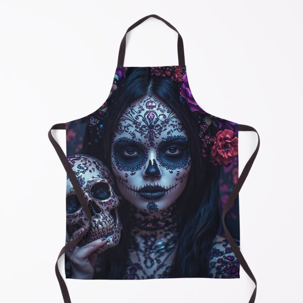 Item preview, Colorful Sugar Skull Lady designed and sold by TheDarkWardrobe.