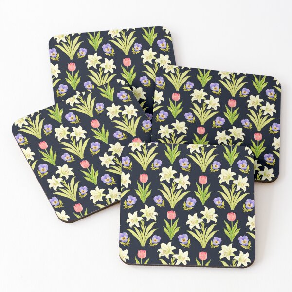 Item preview, Poetic Botanicals - Midnight Navy designed and sold by Piret Victoria Ribas.