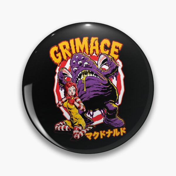 Item preview, Grimace Monster Menacing Character Retro Japanese Art designed and sold by sil-gen-rove.