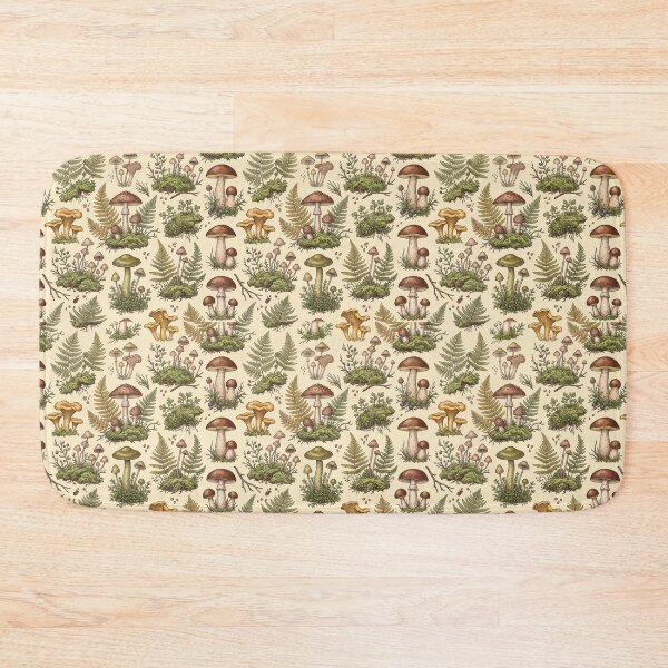 Item preview, Vintage Woodland Mushrooms and Forest Ferns designed and sold by tropicaltee.