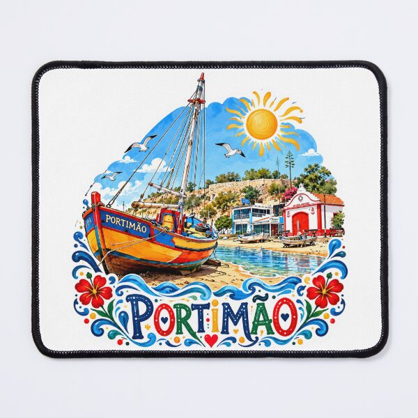 Item preview, Colorful Portimão Algarve Fishing Boat designed and sold by mimiartes.