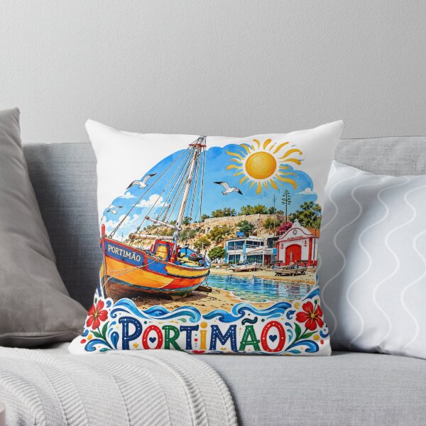 Item preview, Colorful Portimão Algarve Fishing Boat designed and sold by mimiartes.