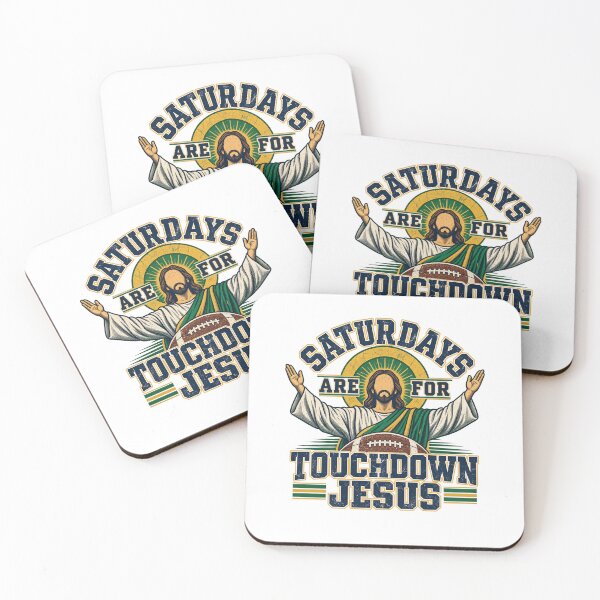 Item preview, Saturdays Are For Touchdown Jesus Retro College Football Fan Art designed and sold by JapanAnimeSH2.