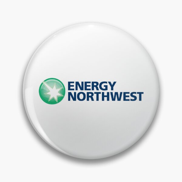 Item preview, Energy Northwest Logo with Green Starburst Globe Emblem designed and sold by ksawad.